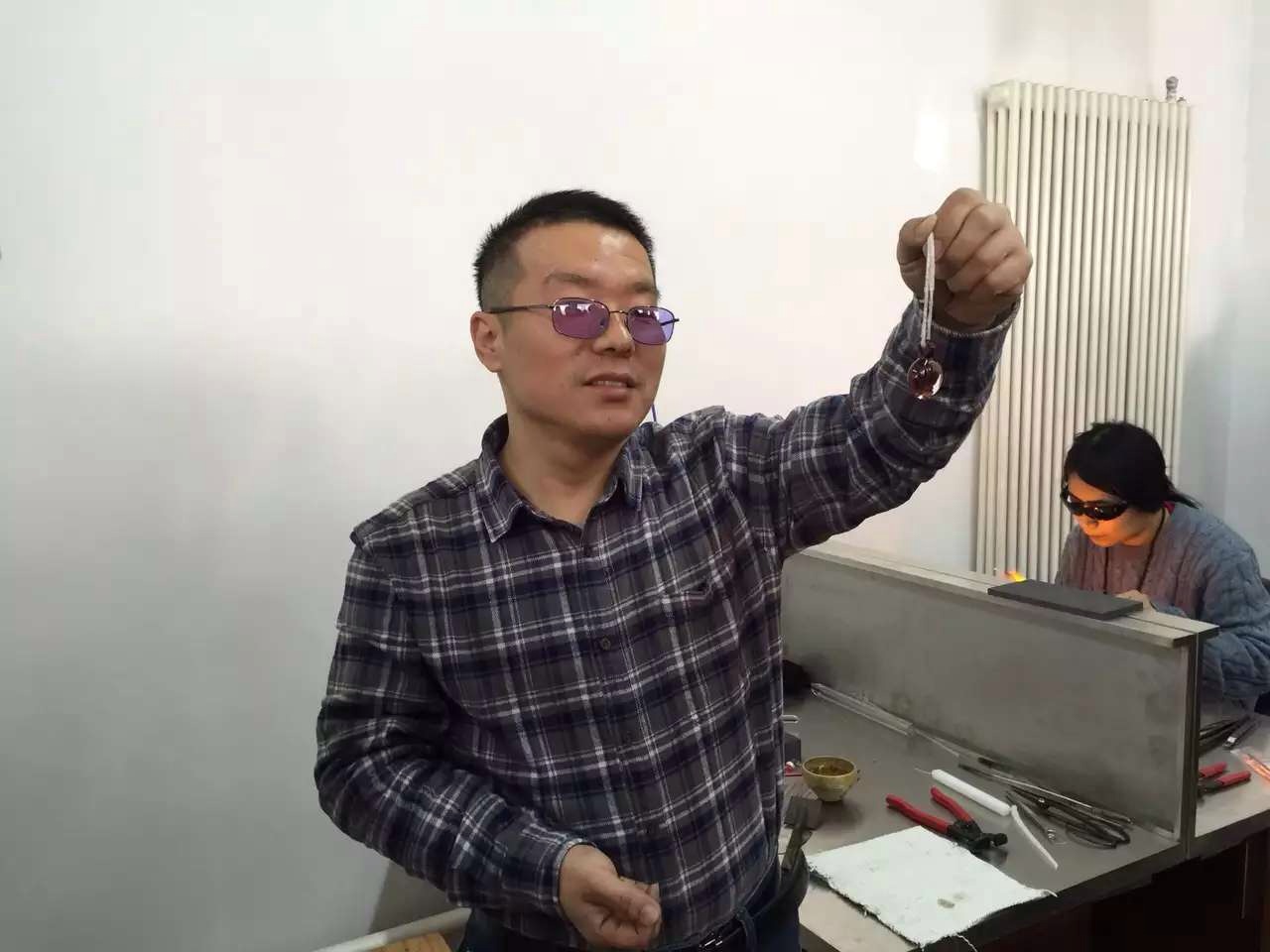 国家艺术基金项目 中国传统手工艺玻璃灯工作