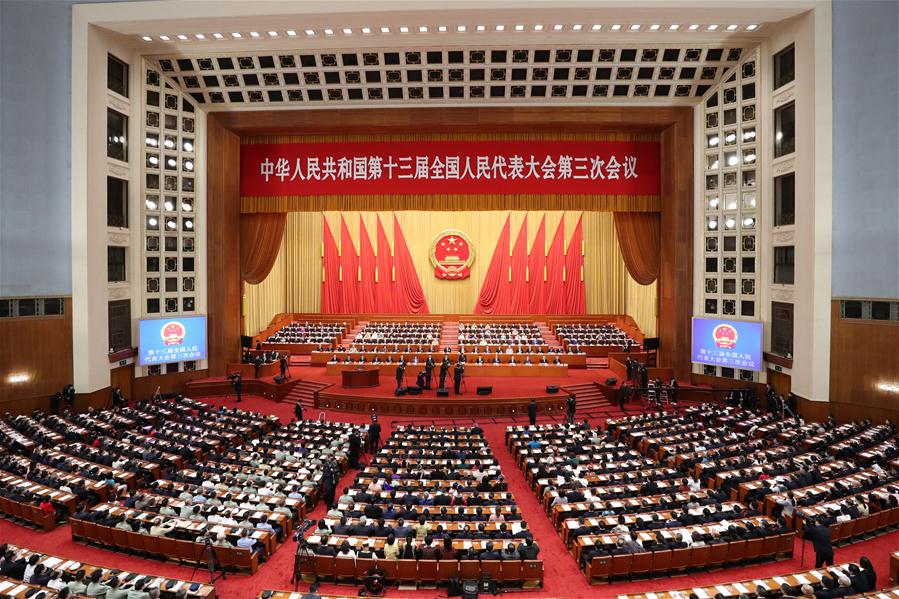 (TWO SESSIONS)CHINA-BEIJING-NPC-ANNUAL SESSION-SECOND PLENARY MEETING (CN)