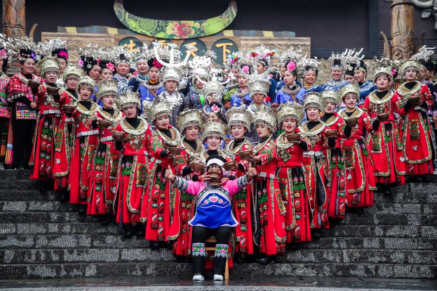Le plus long banquet du monde des Miao du Guizhou
