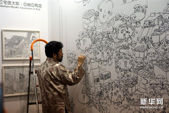 Ouverture de l'exposition Art Basel in Hong Kong 2015