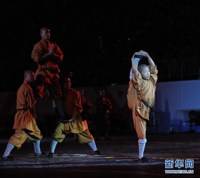 Du kung-fu en clôture du festival de Spasskaya Tower