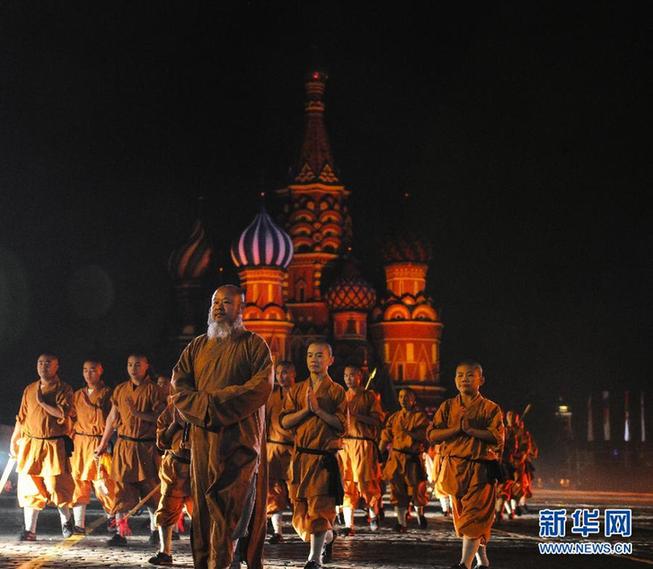 Du kung-fu en clôture du festival de Spasskaya Tower