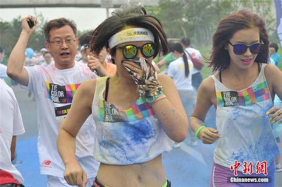 La course The Color Run à Beijing
